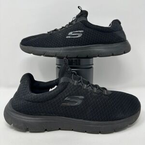 Skechers Summits Women's Size 7.5 Black Walking Shoes Sneakers Memory Foam